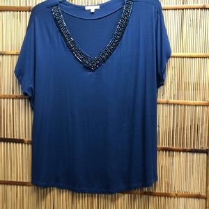 Pleione Navy top